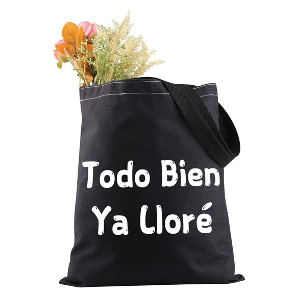 Latina Tote Bag Todo Bien Tote Bag Latina Power Tote Bag Mexican Chingona :v - Picture 1 of 7